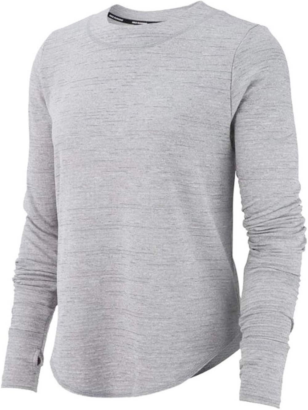 Nike Women's Sphere Element Lightweight Crewneck Running Sweatshirt - Gray